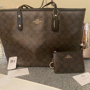 Authentic Coach Purse and Coin Pouch